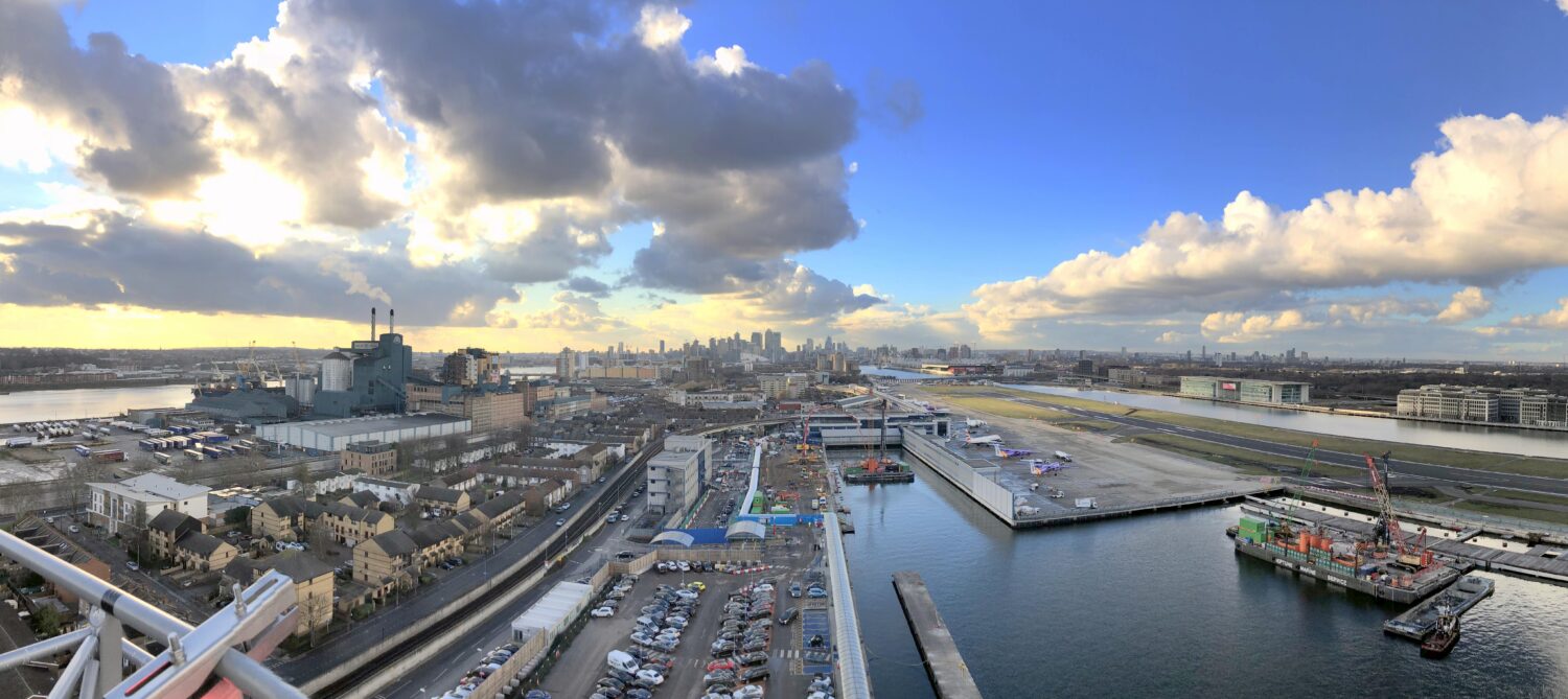 Flying high about London City Airport