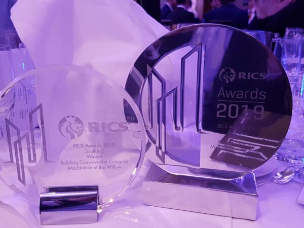 Mackintosh at the Willow Scoops Two RICS Awards