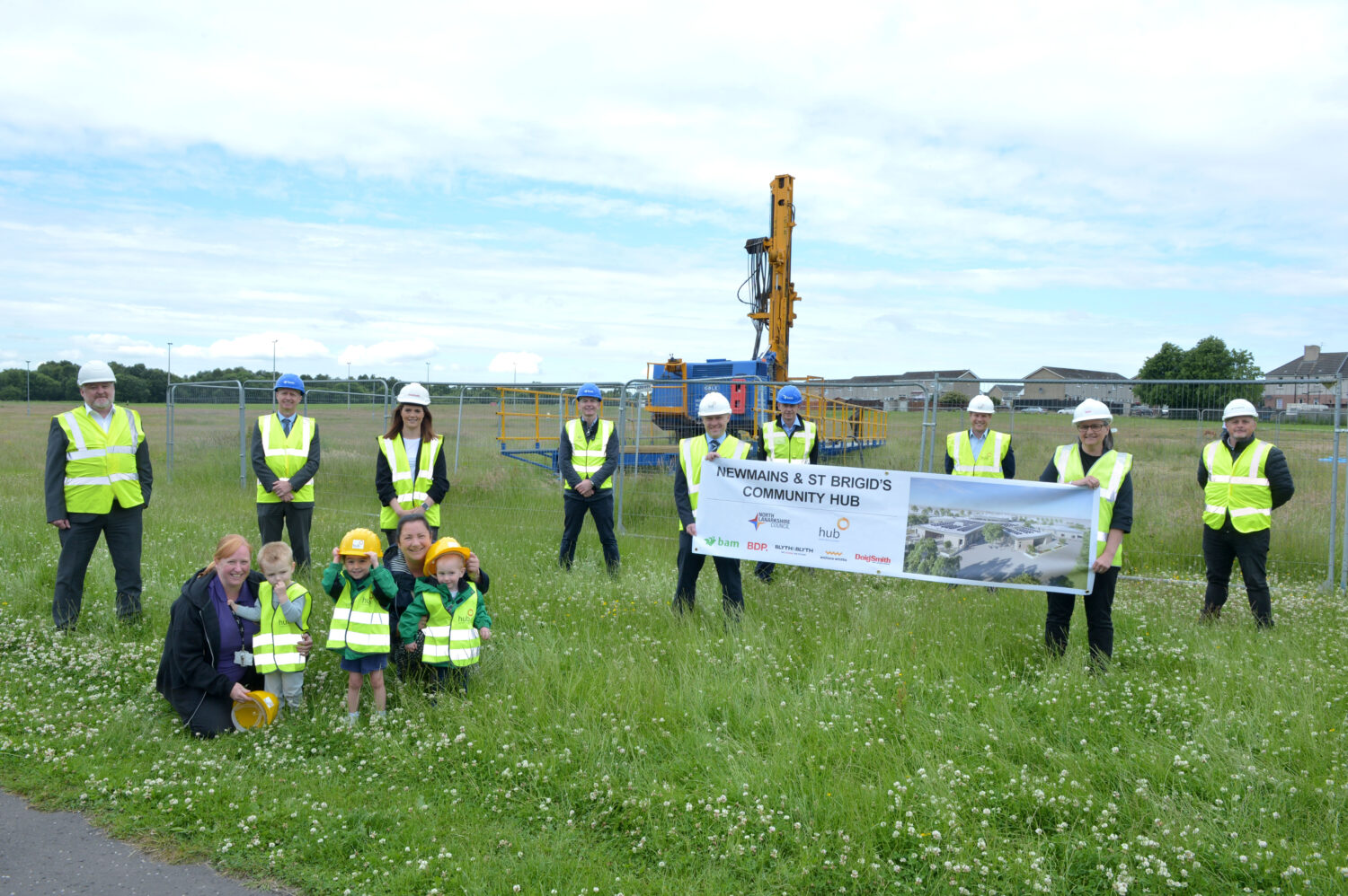 Construction Underway at Newmains & St Brigid’s Community Hub